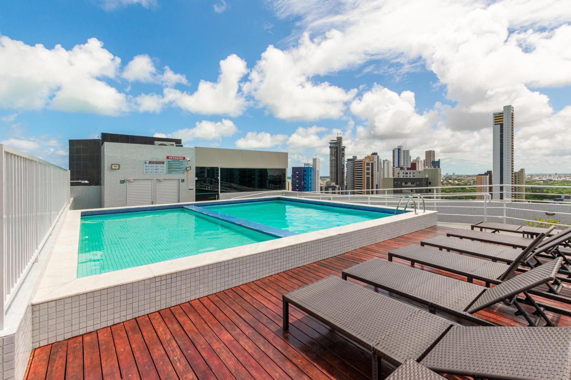 Studio Encantador - Garagem - Piscina Na Cobertura João Pessoa المظهر الخارجي الصورة